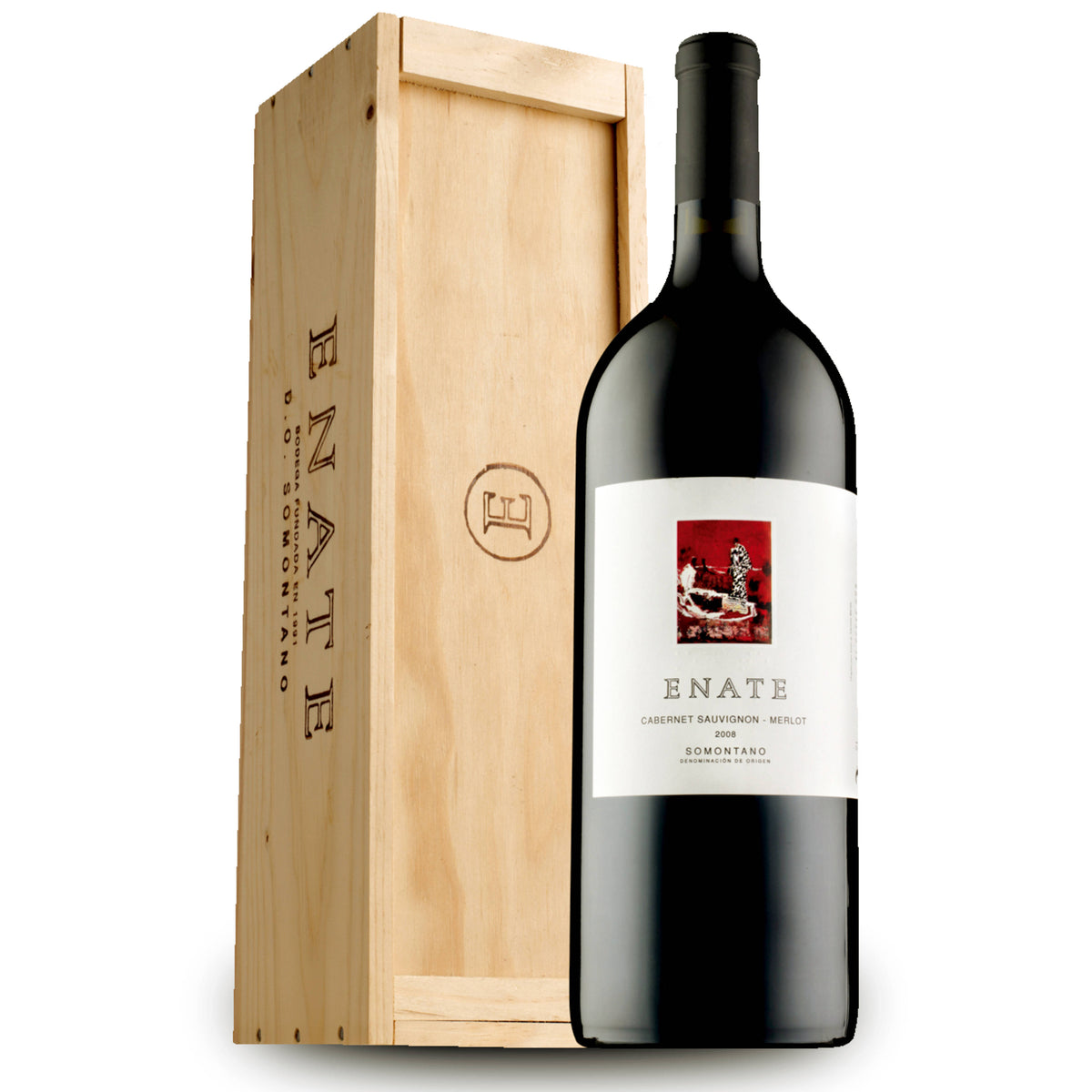 Enate Cabernet Sauvignon – Merlot, Magnum in Holzkiste