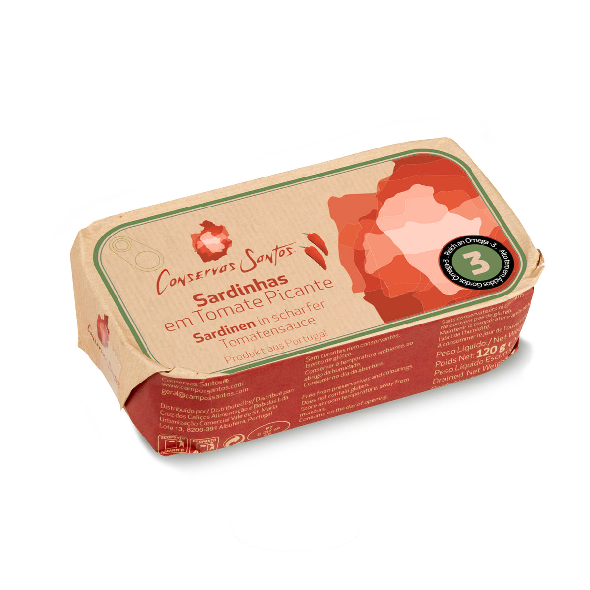 Sardinhas em Tomate Picante/Sardinen in pikanter Tomatensoße